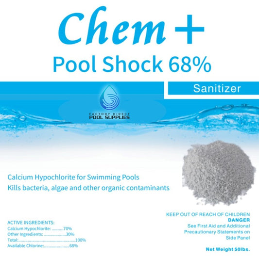 Pool Shock - 50lbs(Cal-Hypo Granules)